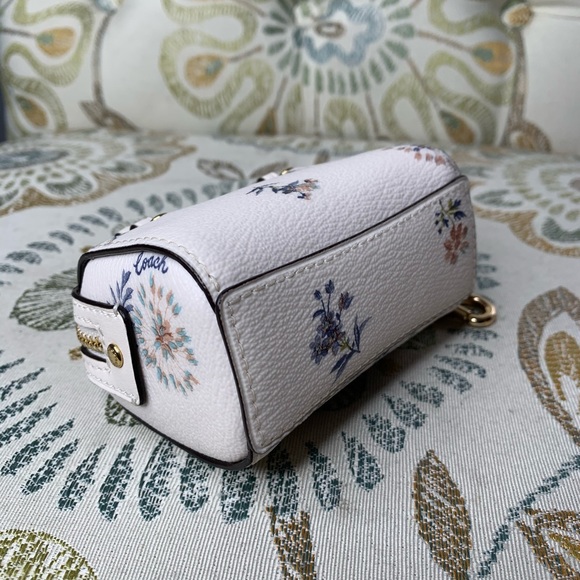 New! Coach Rowan Mini Handbag Bag Purse Keychain - Picture 4 of 5